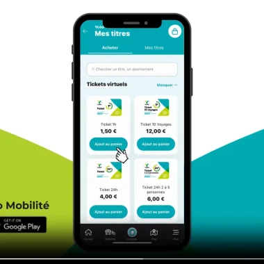 J&rsquo;achète un ticket virtuel